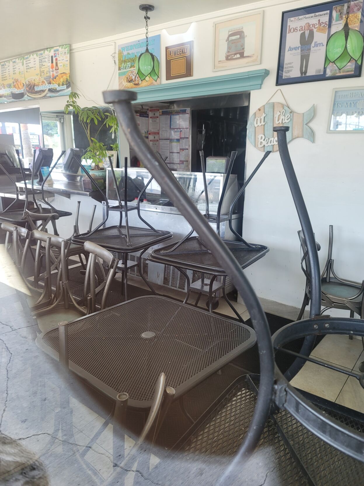 Empty restaurant